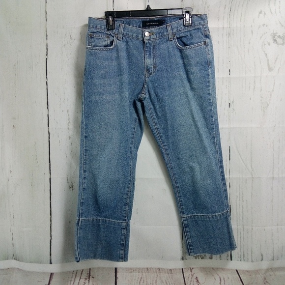 Calvin Klein Women's Size 8 Lean Fit Cropped Capri - Picture 1 of 8